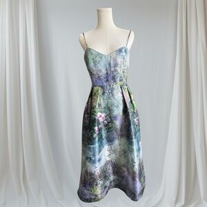 Monique Lhuiller Metalic Garden Dress